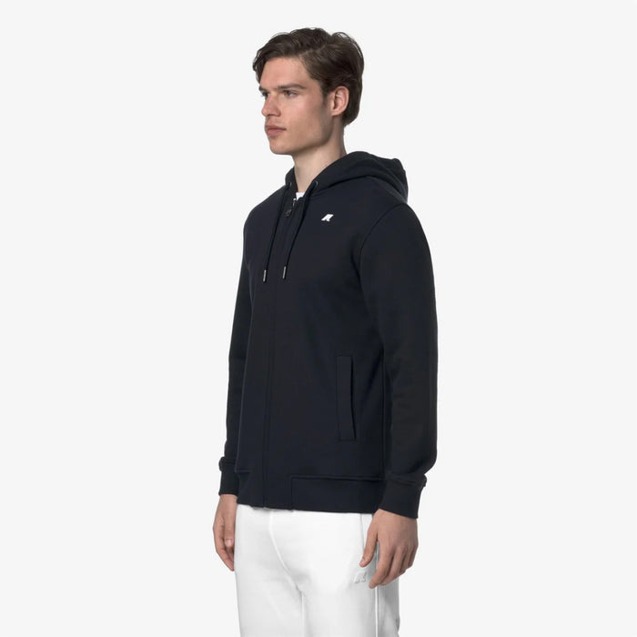 Poléron K-Way Men Anthony French Terry Black Pure