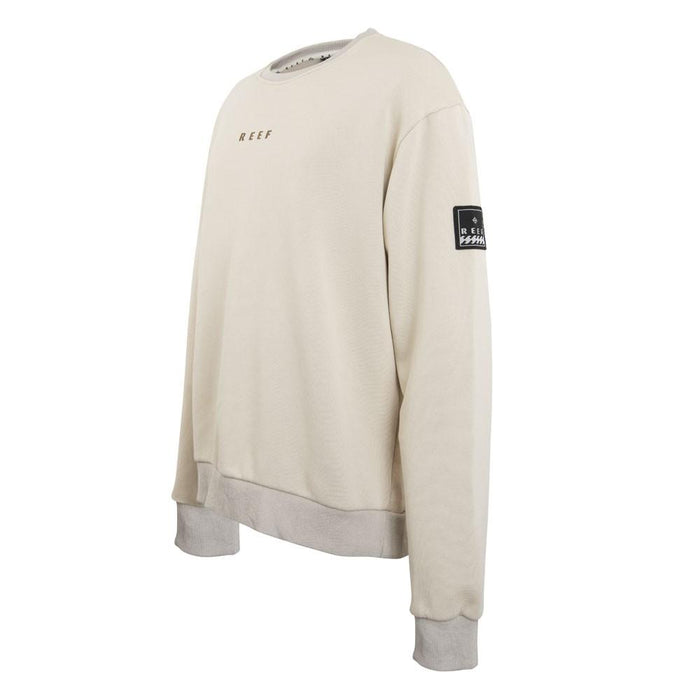 Poleron Men Crew Beige Palm