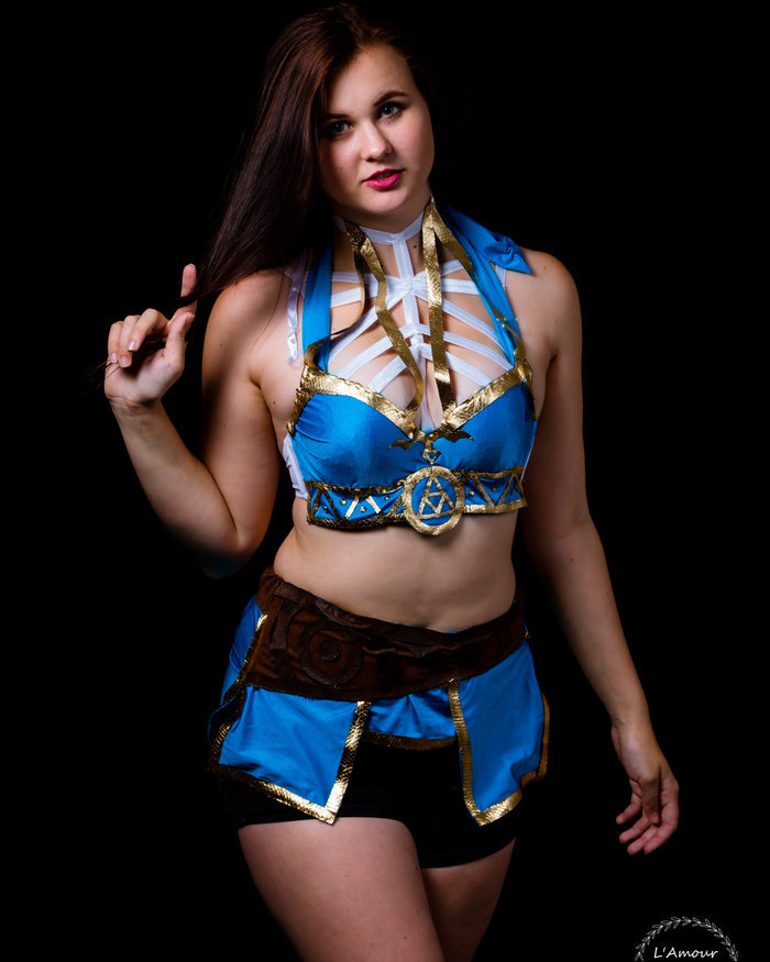 Princess Zelda Bra and Skirt Cosplay Costume
