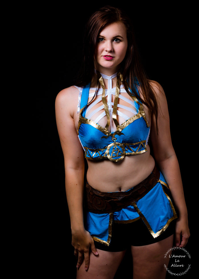Princess Zelda Bra and Skirt Cosplay Costume