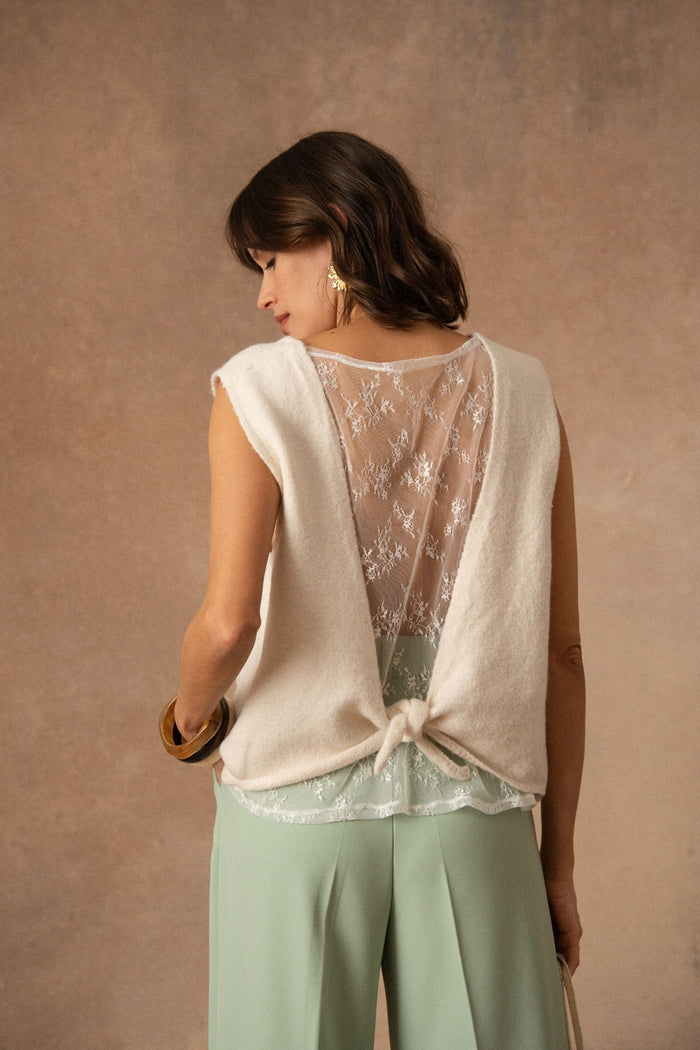 Pull sans manches Emmeline
