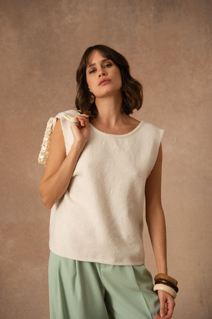 Pull sans manches Emmeline