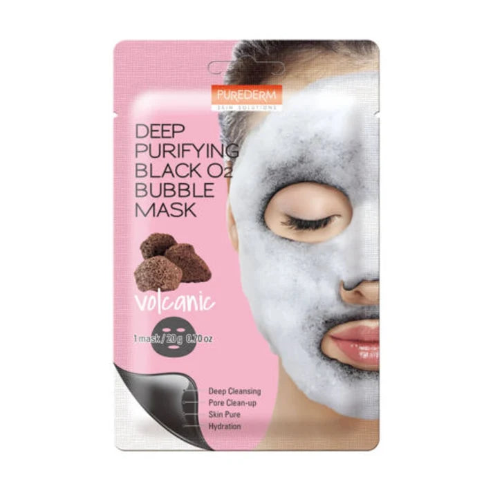 بيورديرم ماسك رغوه فولكان - Purederm Volcanic Ash Bubble Mask