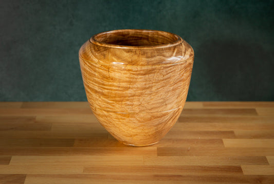 Quilted Crimson Norway Maple Vessel