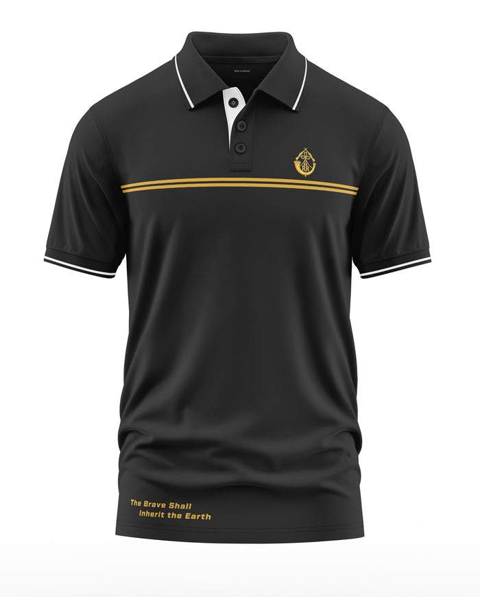 Rajputana Rifles The Brave Shall Polo Collar T-Shirt