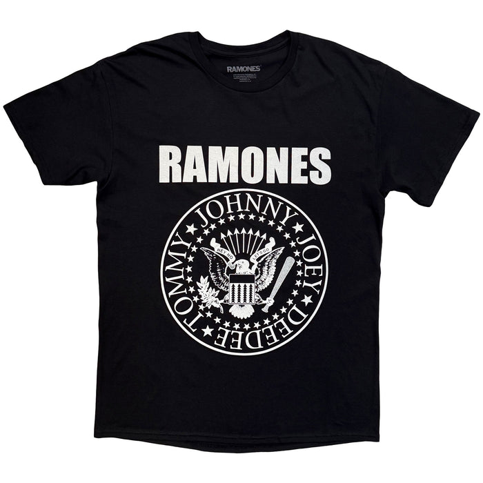RAMONES - HEY HO (FRONT & BACK) - T-Shirt Black (Back Print)