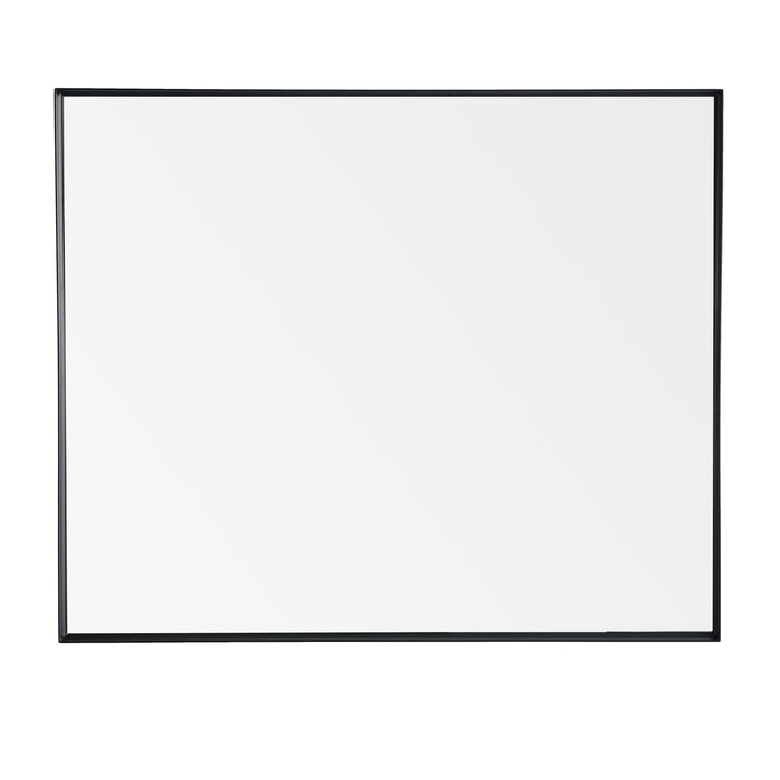 Rectangular Matte Black Framed Mirror 450-1200mm