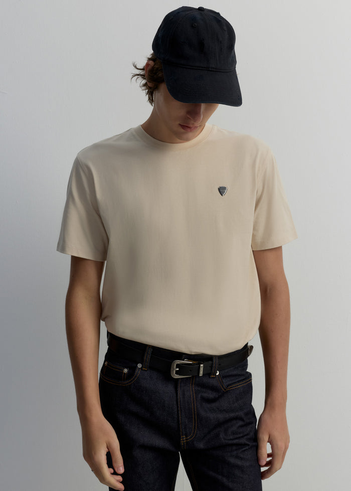 REGULAR-FIT CREWNECK TEE