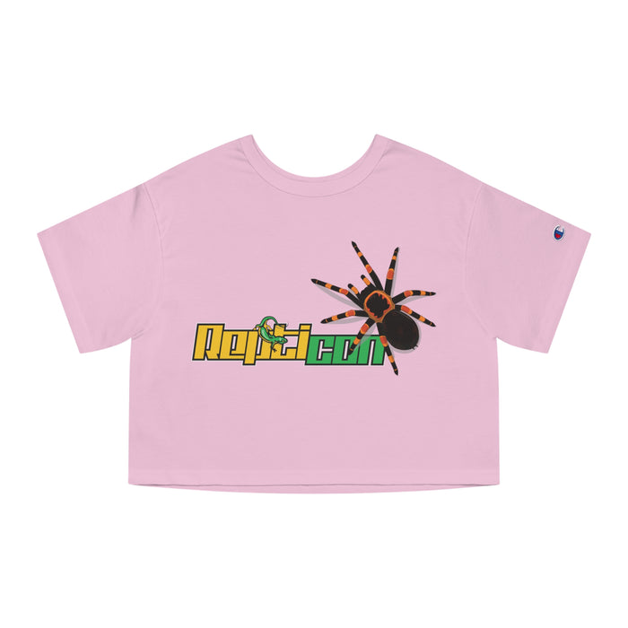 Repticon Champion Women's Heritage Cropped T-Shirt w/ Tarantula