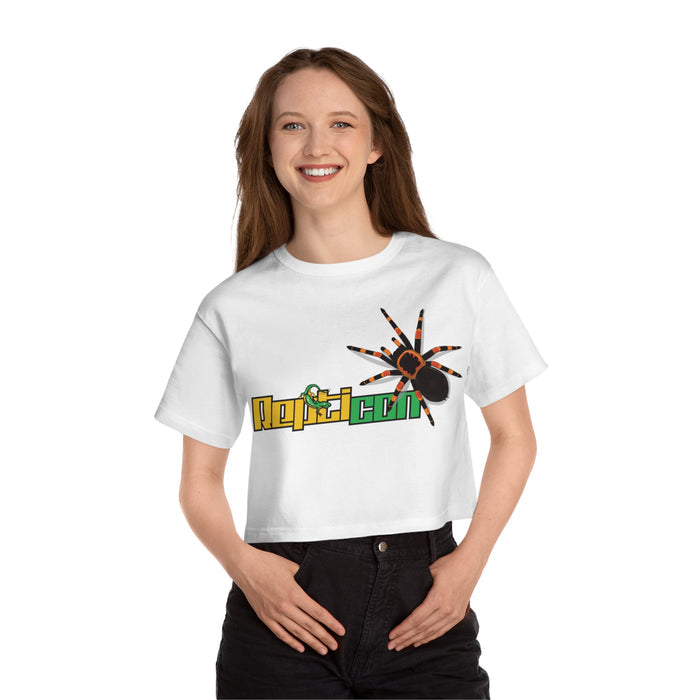 Repticon Champion Women's Heritage Cropped T-Shirt w/ Tarantula