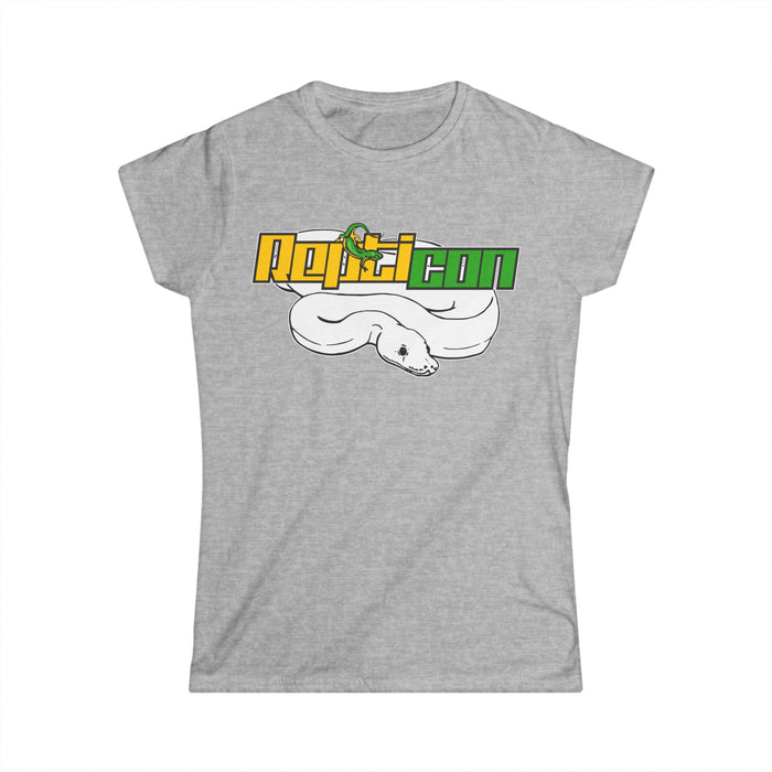 Repticon Women's Softstyle Tee w/ White Ball Python