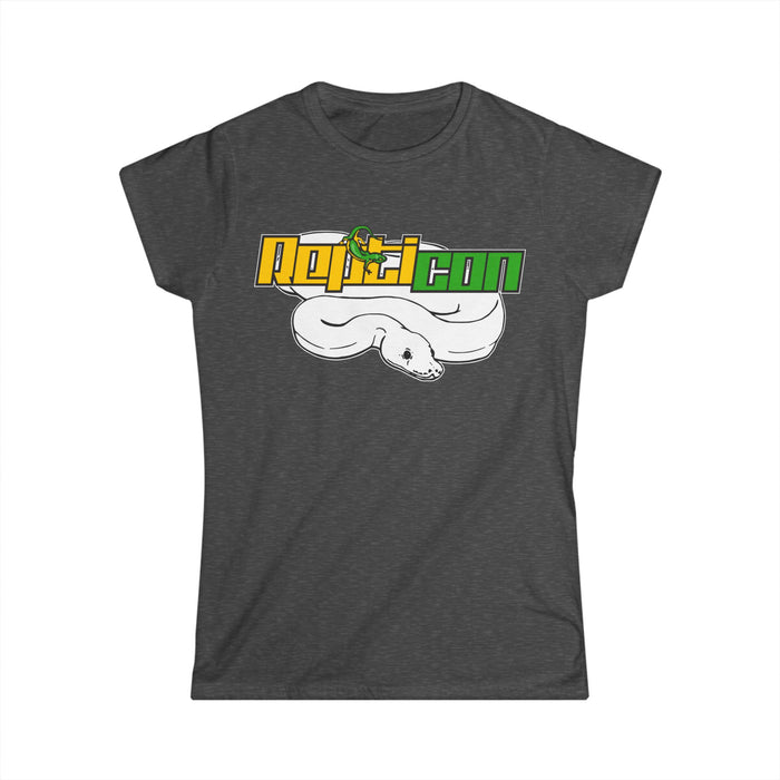 Repticon Women's Softstyle Tee w/ White Ball Python