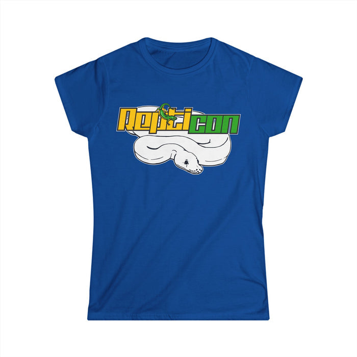 Repticon Women's Softstyle Tee w/ White Ball Python