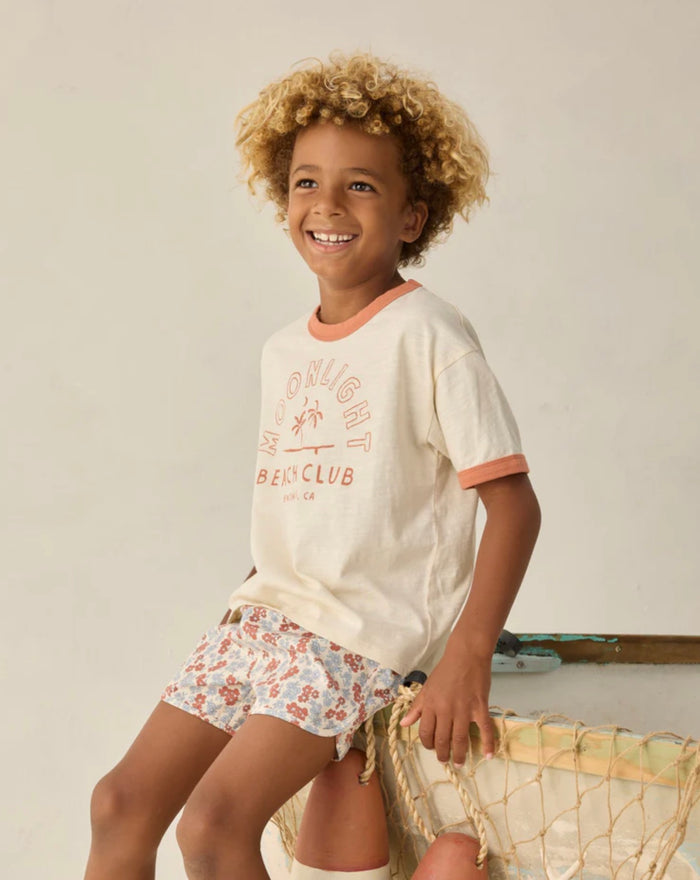 Ringer Tee - Moonlight