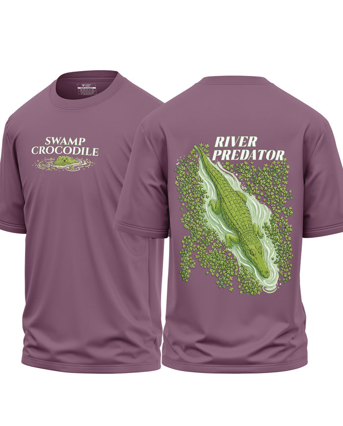 River Predator Crocodile Oversized T-Shirt