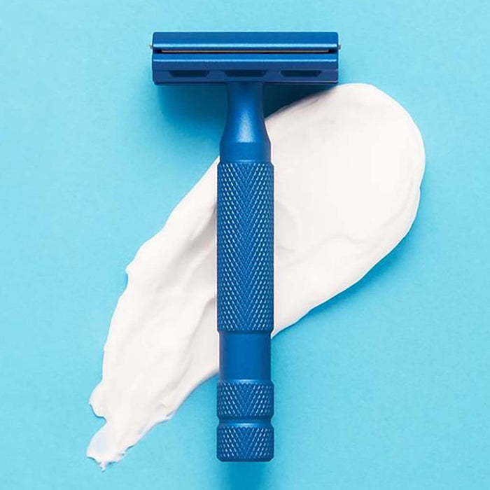 Rockwell Razors 6S Blue "Mystique" Adjustable Stainless Steel Safety Razor - Grown Man Shave