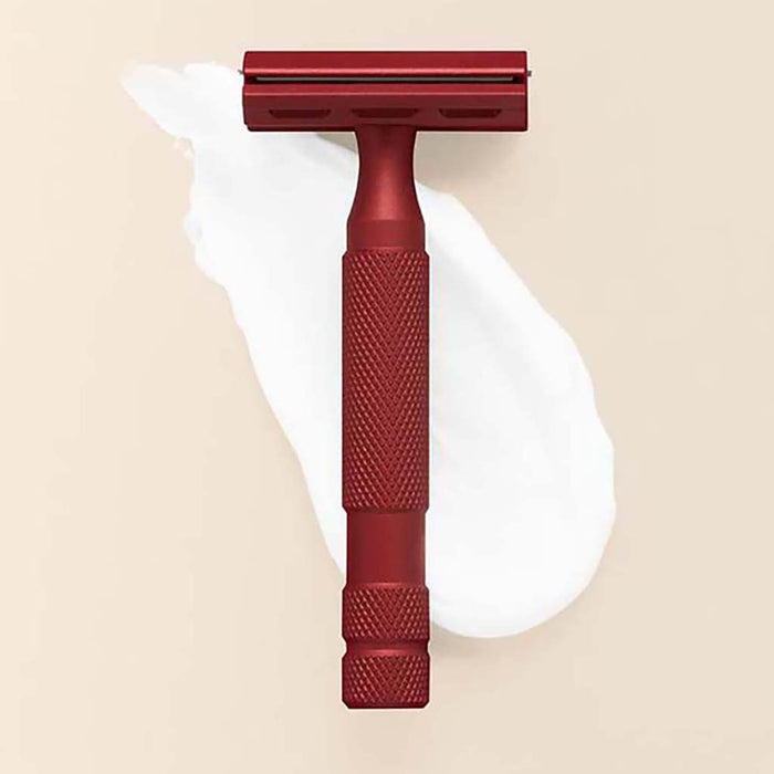 Rockwell Razors 6S "Phantom" Red Adjustable Stainless Steel Safety Razor - Grown Man Shave