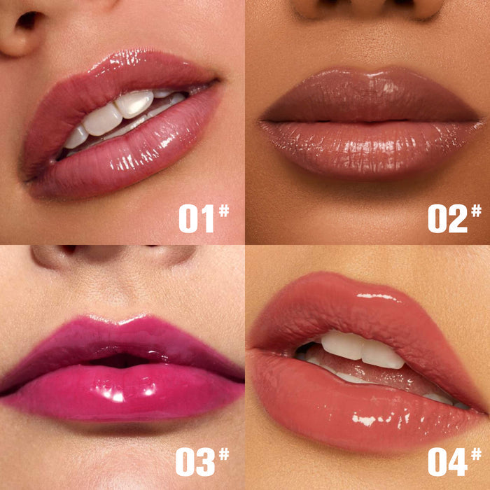 🌹Rose Bloom Hydrating Lip Gloss – Glass Shine, Zero Stick, All-Day Soft Lips