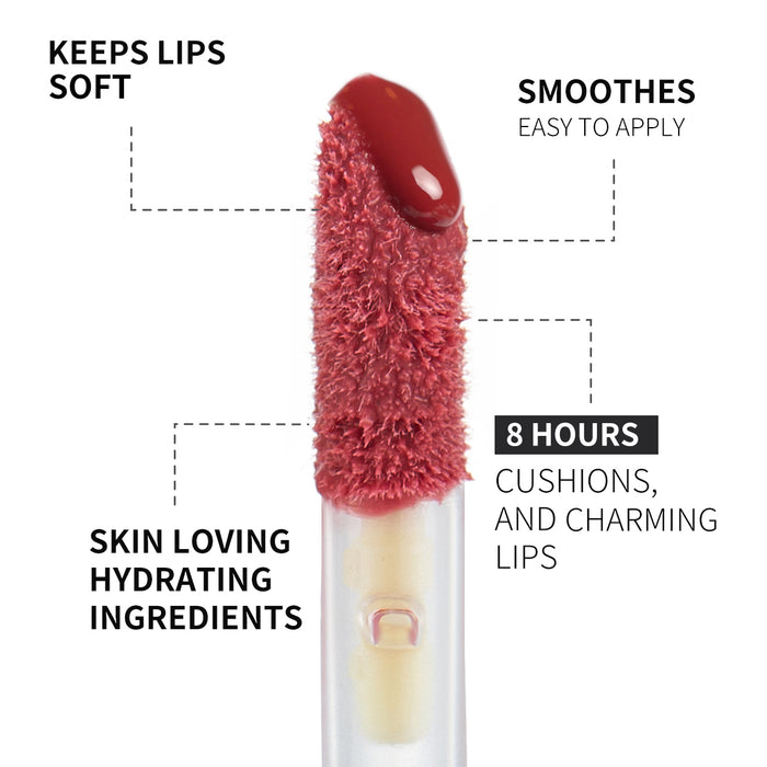 🌹Rose Bloom Hydrating Lip Gloss – Glass Shine, Zero Stick, All-Day Soft Lips