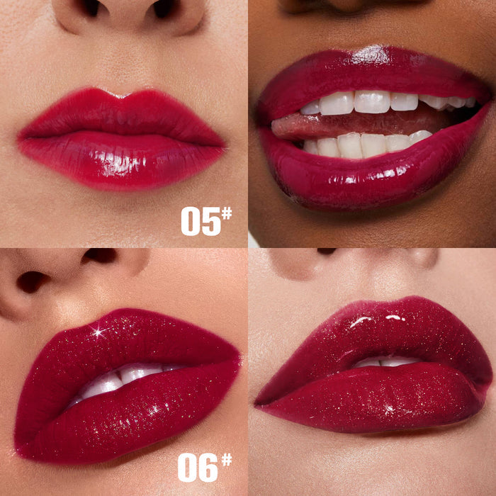 🌹Rose Bloom Hydrating Lip Gloss – Glass Shine, Zero Stick, All-Day Soft Lips