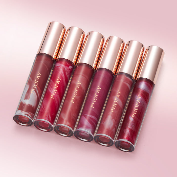 🌹Rose Bloom Hydrating Lip Gloss – Glass Shine, Zero Stick, All-Day Soft Lips