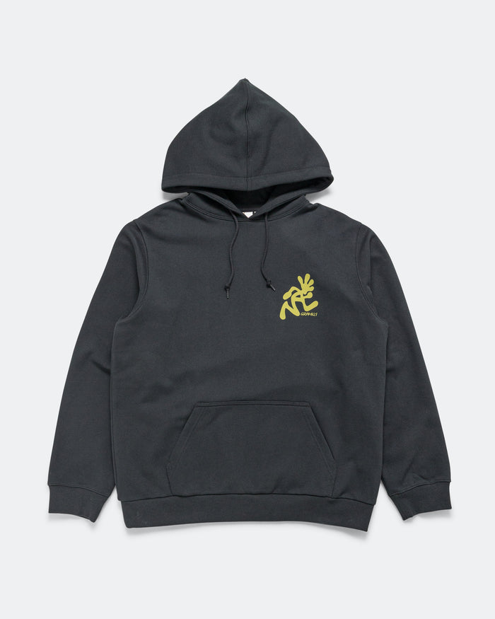 Running Man Hooded Sweatshirt - Black