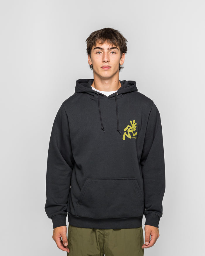 Running Man Hooded Sweatshirt - Black