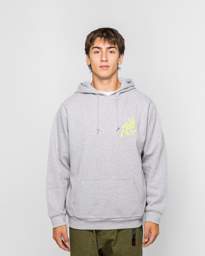 Running Man Hooded Sweatshirt - Heather Grey