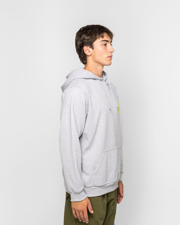 Running Man Hooded Sweatshirt - Heather Grey