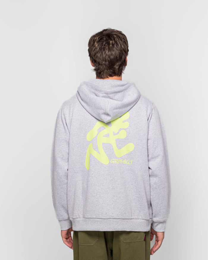 Running Man Hooded Sweatshirt - Heather Grey