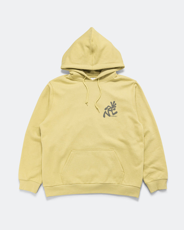 Running Man Hooded Sweatshirt - Lime