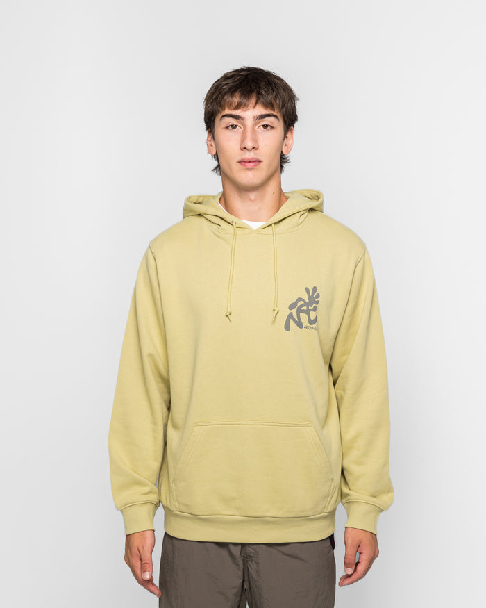 Running Man Hooded Sweatshirt - Lime