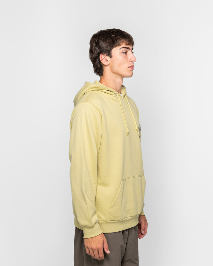 Running Man Hooded Sweatshirt - Lime