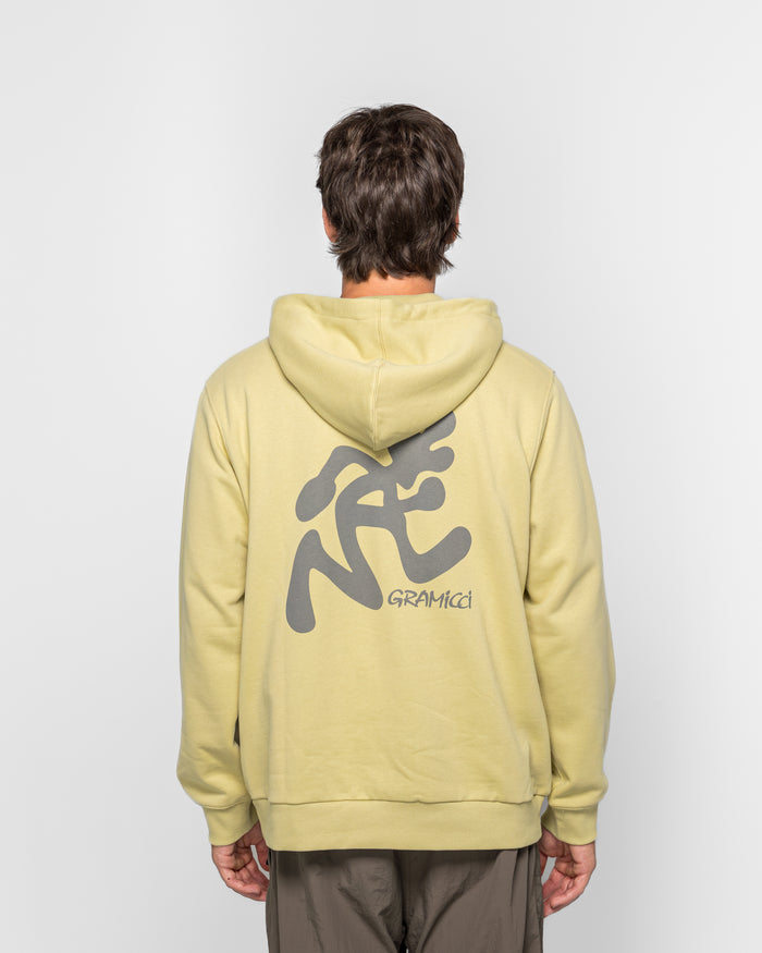 Running Man Hooded Sweatshirt - Lime