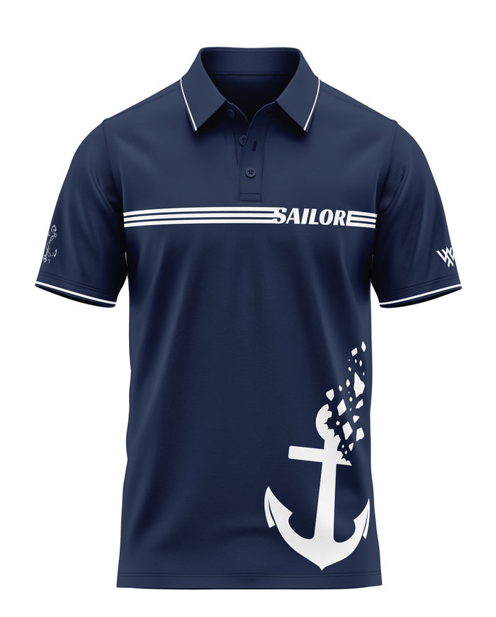 Sailore Navy Prime Polo T-Shirt