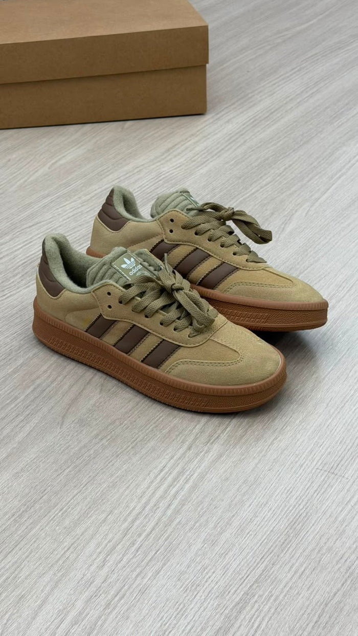 ADIDAS SAMBA PLATAFORMA CAFE