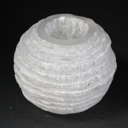 Earthstore® Selenite Snowball T-Light Candle Holder; Angelic; healing; reiki; kindness