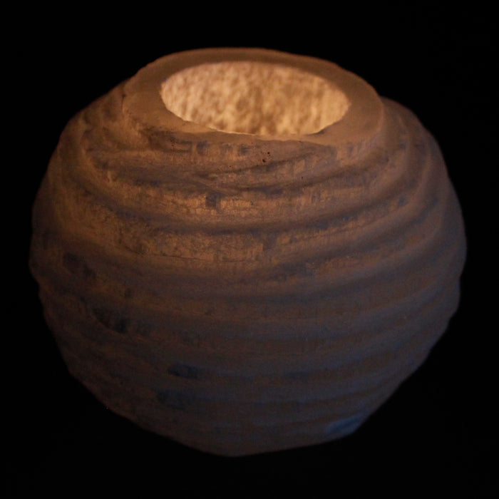 Earthstore® Selenite Snowball T-Light Candle Holder; Angelic; healing; reiki; kindness