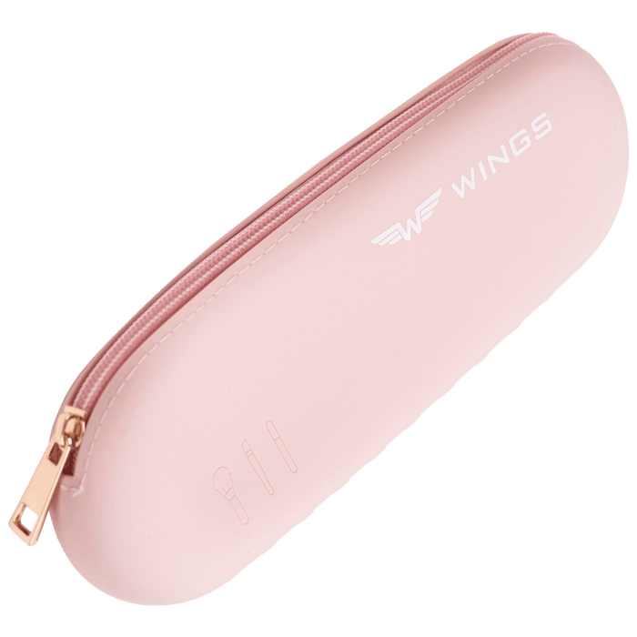 Silikonowe etui podróżne na pędzle PINK TRAVEL MUST HAVE