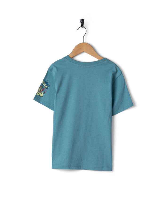 Sip N Dip Devon Kids Short Sleeve T-Shirt in Blue