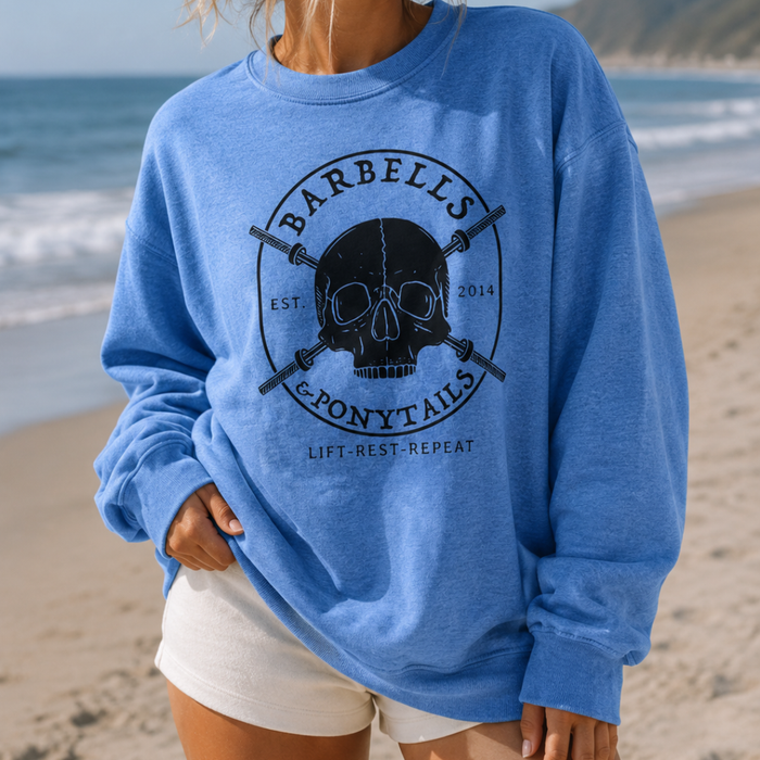Skulls & Barbells Unisex Crew Sweatshirt