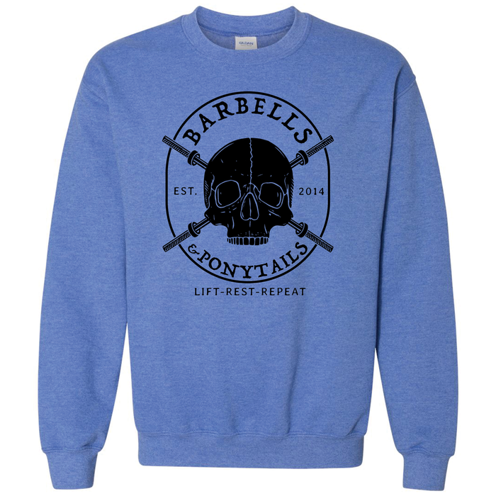 Skulls & Barbells Unisex Crew Sweatshirt
