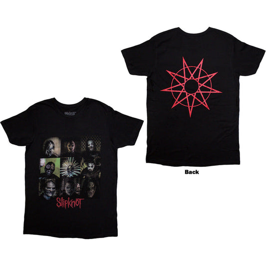 SLIPKNOT - BLOCKS - T-Shirt Black (Back Print)