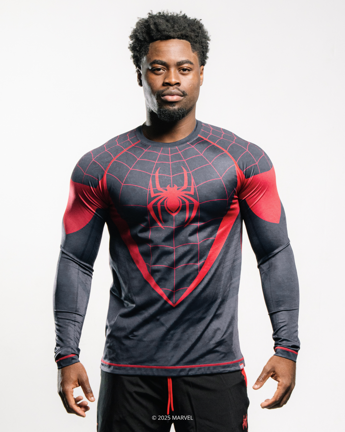 Spider-Man Miles Morales Compression Long Sleeve