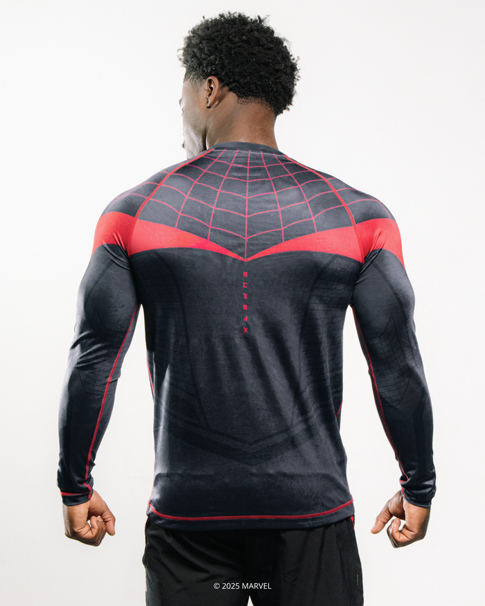 Spider-Man Miles Morales Compression Long Sleeve