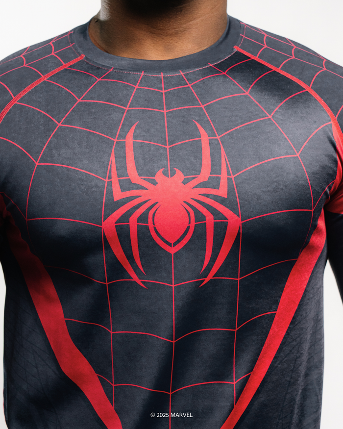 Spider-Man Miles Morales Compression Long Sleeve