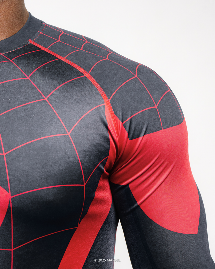 Spider-Man Miles Morales Compression Long Sleeve