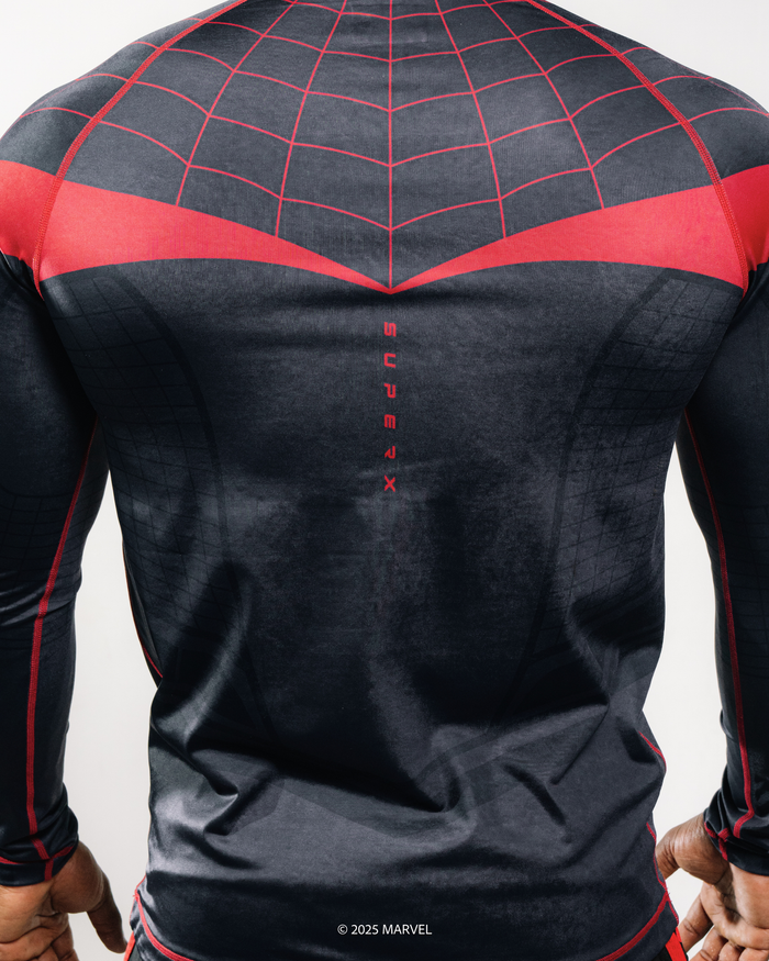 Spider-Man Miles Morales Compression Long Sleeve
