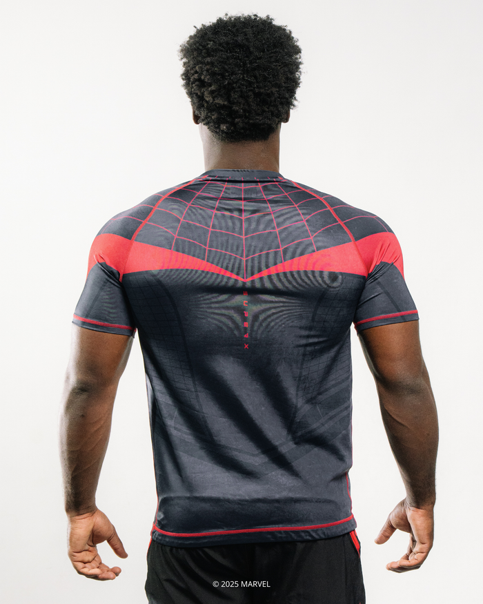 Spider-Man Miles Morales Compression Short Sleeve