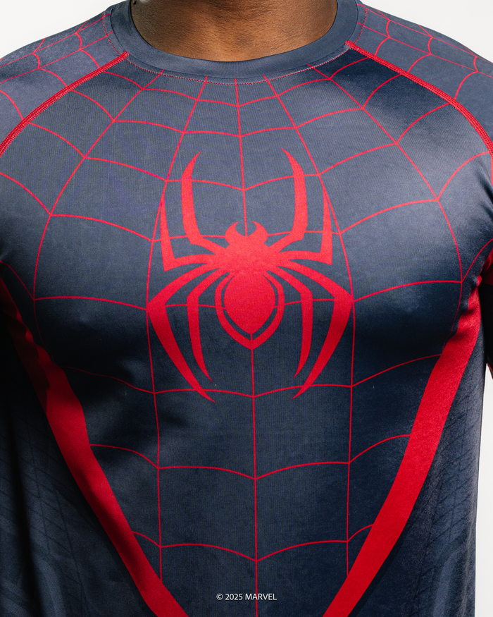 Spider-Man Miles Morales Compression Short Sleeve